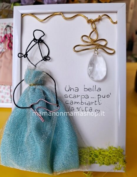 Cornice in filo di alluminio